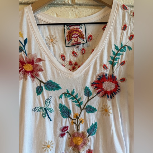 Johnny Was Grace Flutter Sleeve Tee - Picture 9 of 9